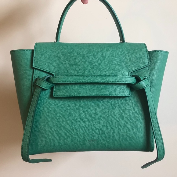 CELINE MICRO BELT BAG POP GREEN RARE - Picture 2 of 8